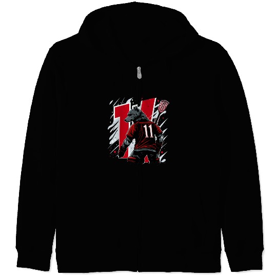 Beacon Hills High School Number 11 Zip Hoodies