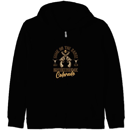 Breckenridge Colorado wild west town Zip Hoodies