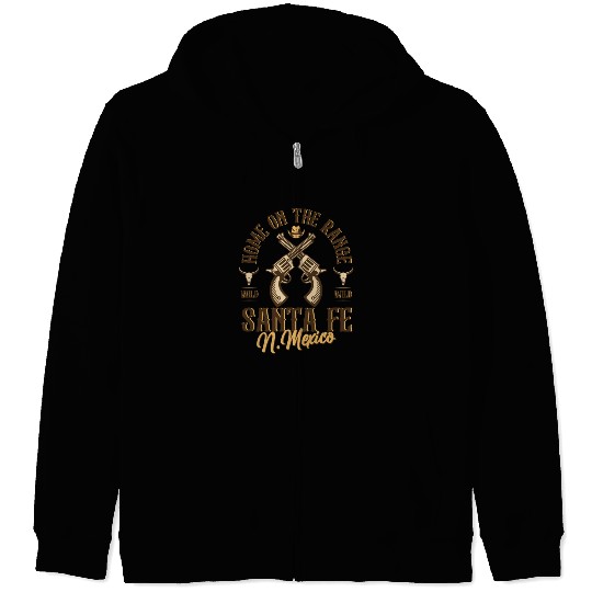 Santa Fe New Mexico wild west town Zip Hoodies