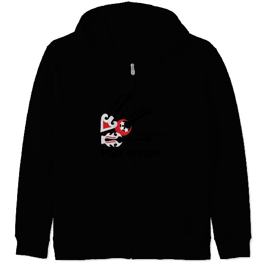 PLAY GUITAR Zip Hoodies