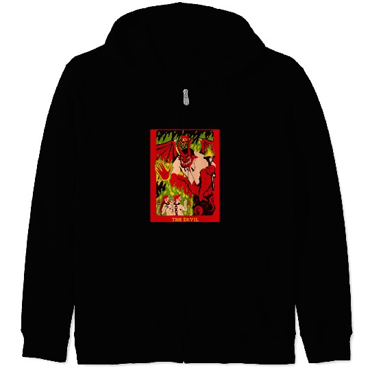 The Devil Zip Hoodies