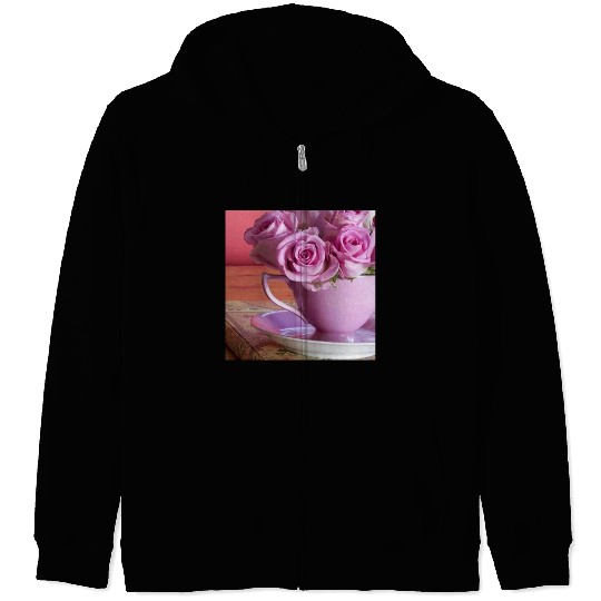 Beautiful Floral print Zip Hoodies