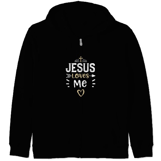 Jesus Loves Me - Jesus Zip Hoodies
