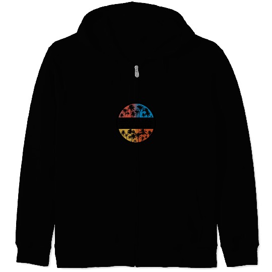Grand Case Saint Martin Palm Tree Stylish Zip Hoodies