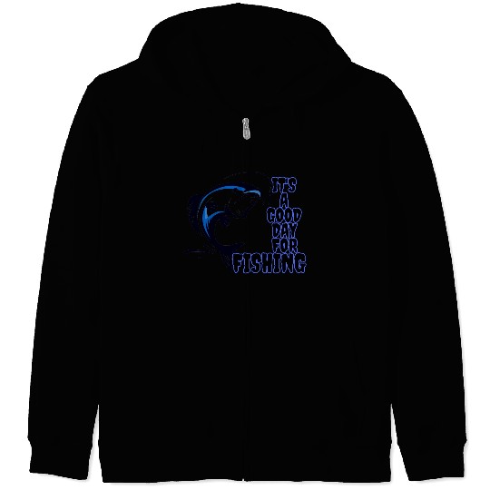 Fishing time Zip Hoodies