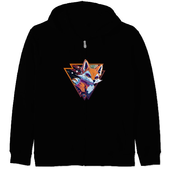 CYBER FOX Zip Hoodies