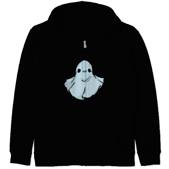 Smol Ghost Zip Hoodies
