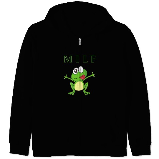 My Friends Frogs Man I Love Frogs Zip Hoodies
