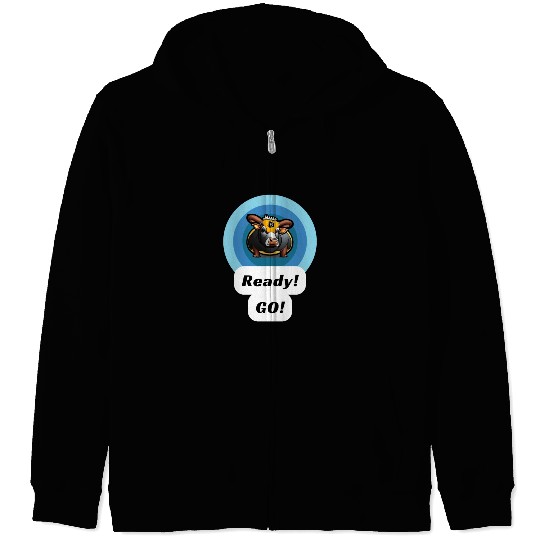 Bitcoin Ready Go Zip Hoodies