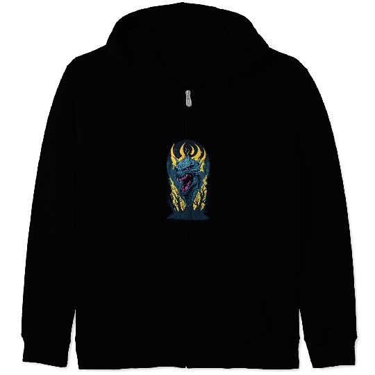 Vampire Dragon1 Zip Hoodies