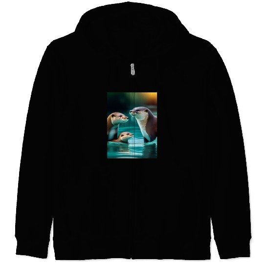 "Ducks in the Pond" Zip Hoodies