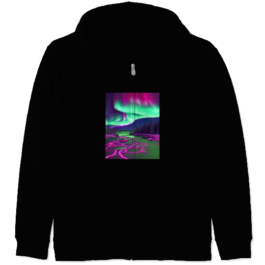 Northern Lights Zip Hoodies