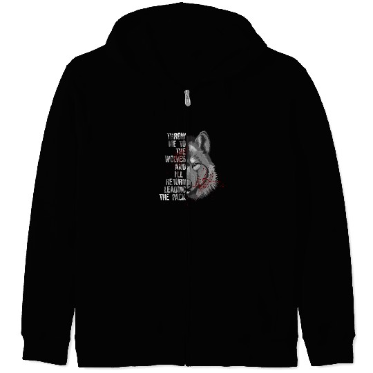 Motivation wolf pack Zip Hoodies