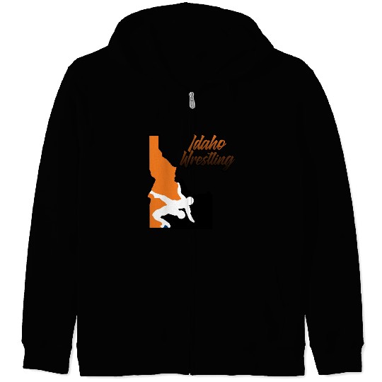 Idaho Wrestling (State Colors) Zip Hoodies