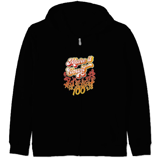 Math Teacher S Counting S Retro Psychedelic Zip Hoodies