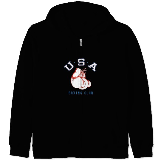 USA Boxing Club Zip Hoodies
