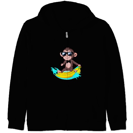 Funky Monkey Business Zip Hoodies