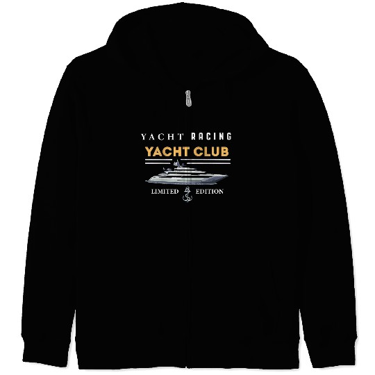 Yacht Racing Yacht Club Zip Hoodies