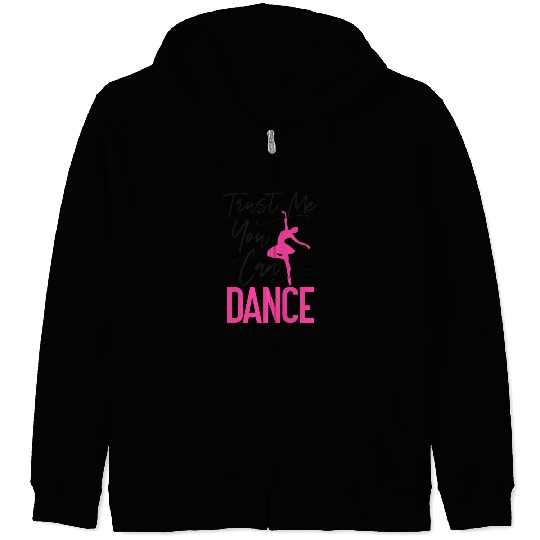 Ballet Dancer Dance Girl Ballerina Zip Hoodies