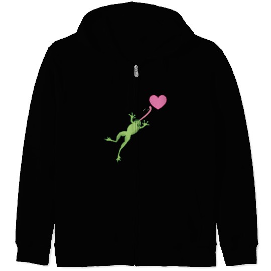 Frog Love Zip Hoodies