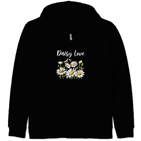 Daisy Love Zip Hoodies