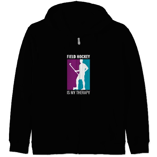 Field Hockey Is My Therapy | Silhouette Sports Zip Hoodies