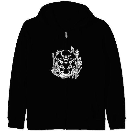 Bug Beetle Insect Zip Hoodies