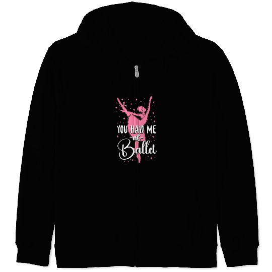 Ballet Dancer Dance Girl Ballerina Zip Hoodies