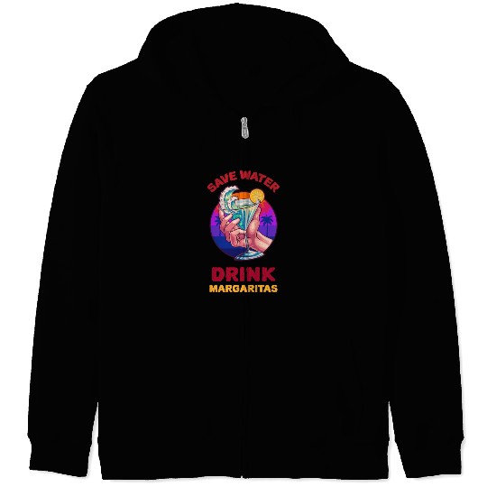 Margarita Save The Environment Zip Hoodies