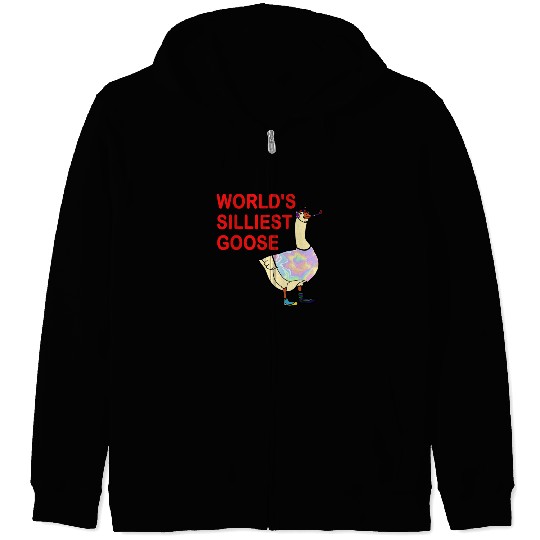 World's Silliest Goose Zip Hoodies
