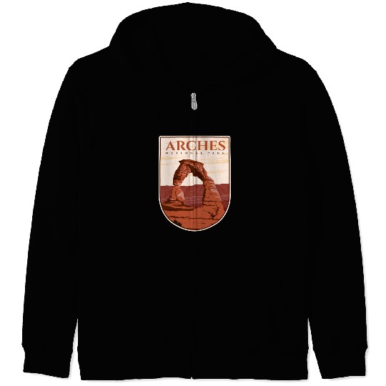Arches national park Zip Hoodies