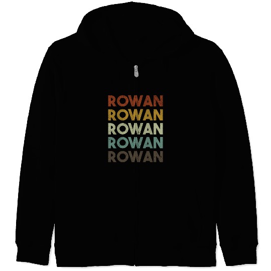 Rowan 80S Style Zip Hoodies