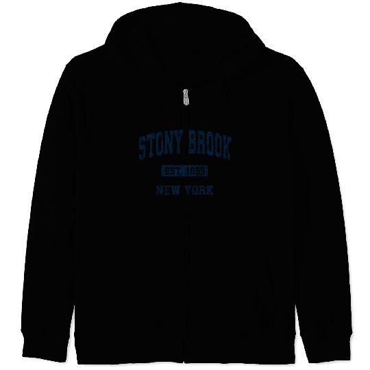 Stony Brook New York Ny Athletic Sports Zip Hoodies