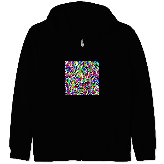 Adversarial Anti-Facial Recognition Camouflage Zip Hoodies