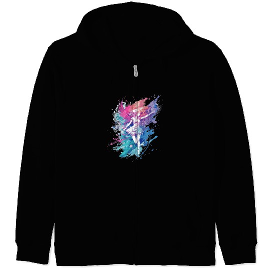 Watercolor Fantasy Fairy Grunge Pastel Goth Butter Zip Hoodies