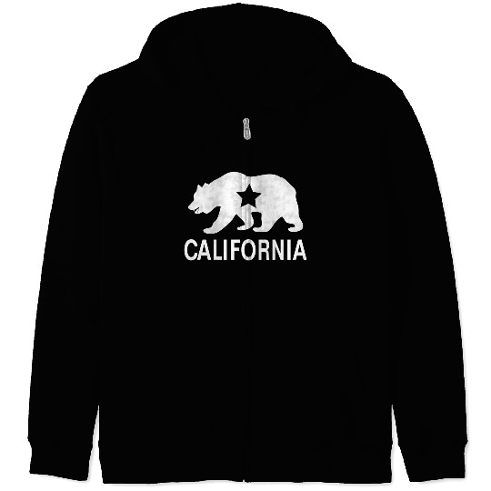California Bear Republic Cali Zip Hoodies