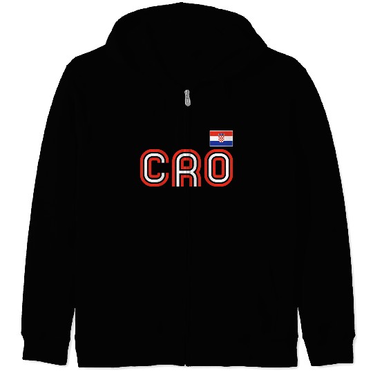 Croatia Flag International Country Croatian Pride Zip Hoodies