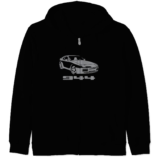 Hack Racing 944 944 Grey Small Zip Hoodies