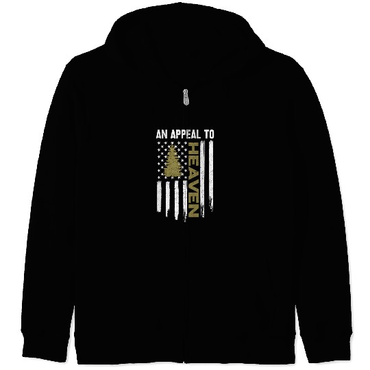 An Appeal To Heaven Pine Tree Flag Gamerican Zip Hoodies