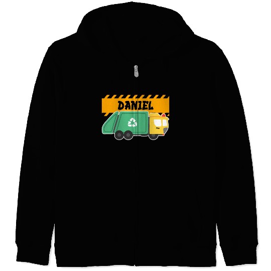 Daniel Trash Truck For Collector Ecologist Garbage Zip Hoodies