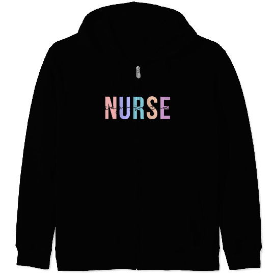 Registered Nurse Rn Emergency Room Nurse Zip Hoodies