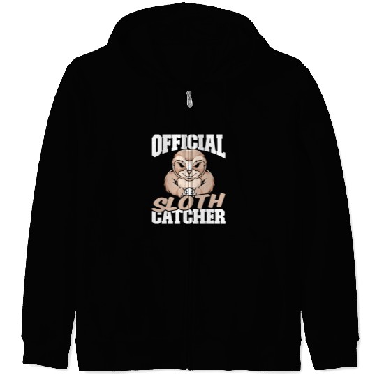 Sloth Funny Sloth Baseball Zip Hoodies
