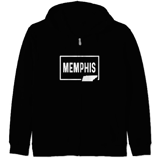 Memphis Tennessee Tn - Home Hometown Vacation Zip Hoodies