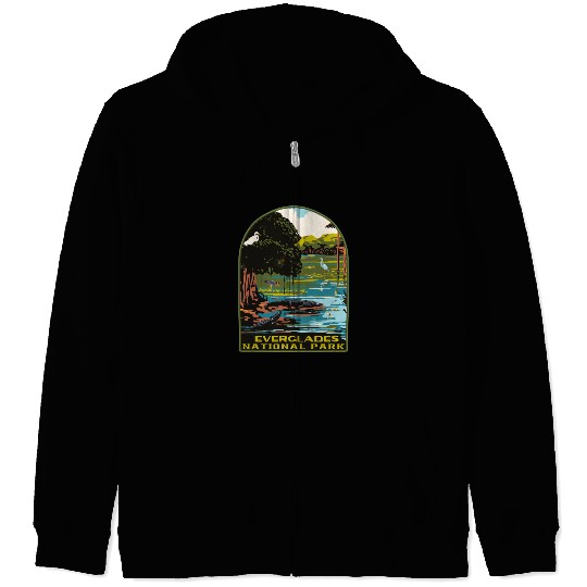 everglades national park Zip Hoodies