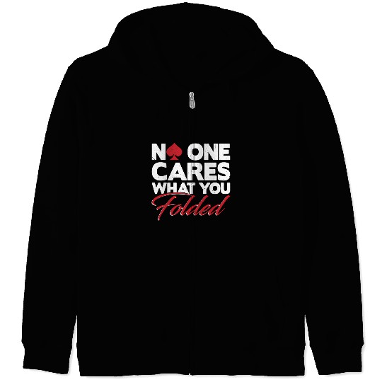 Poker Texas Hold'Em Gambling Zip Hoodies