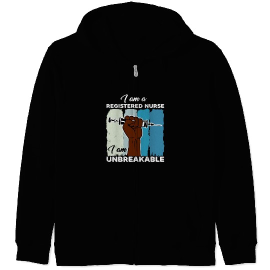 Phenomenal Black Nurse Zip Hoodies