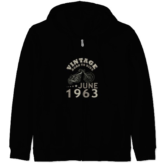 Biker party June 1963 60th anniversary Zip Hoodies