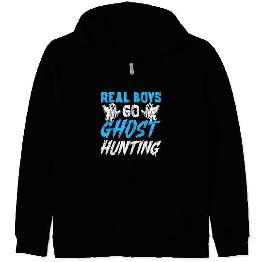 Paranormal Investigator Boys Ghost Hunting Zip Hoodies