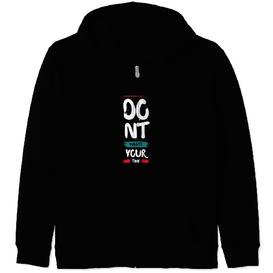 Black Colorful Dubai The Leading City in the World Zip Hoodies