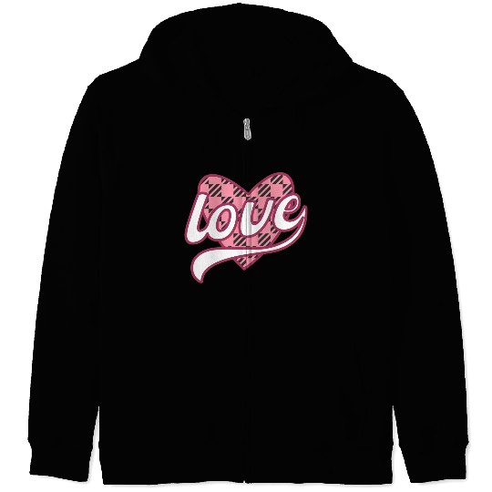 Buffalo Plaid Heart Love Valentine days travel Zip Hoodies